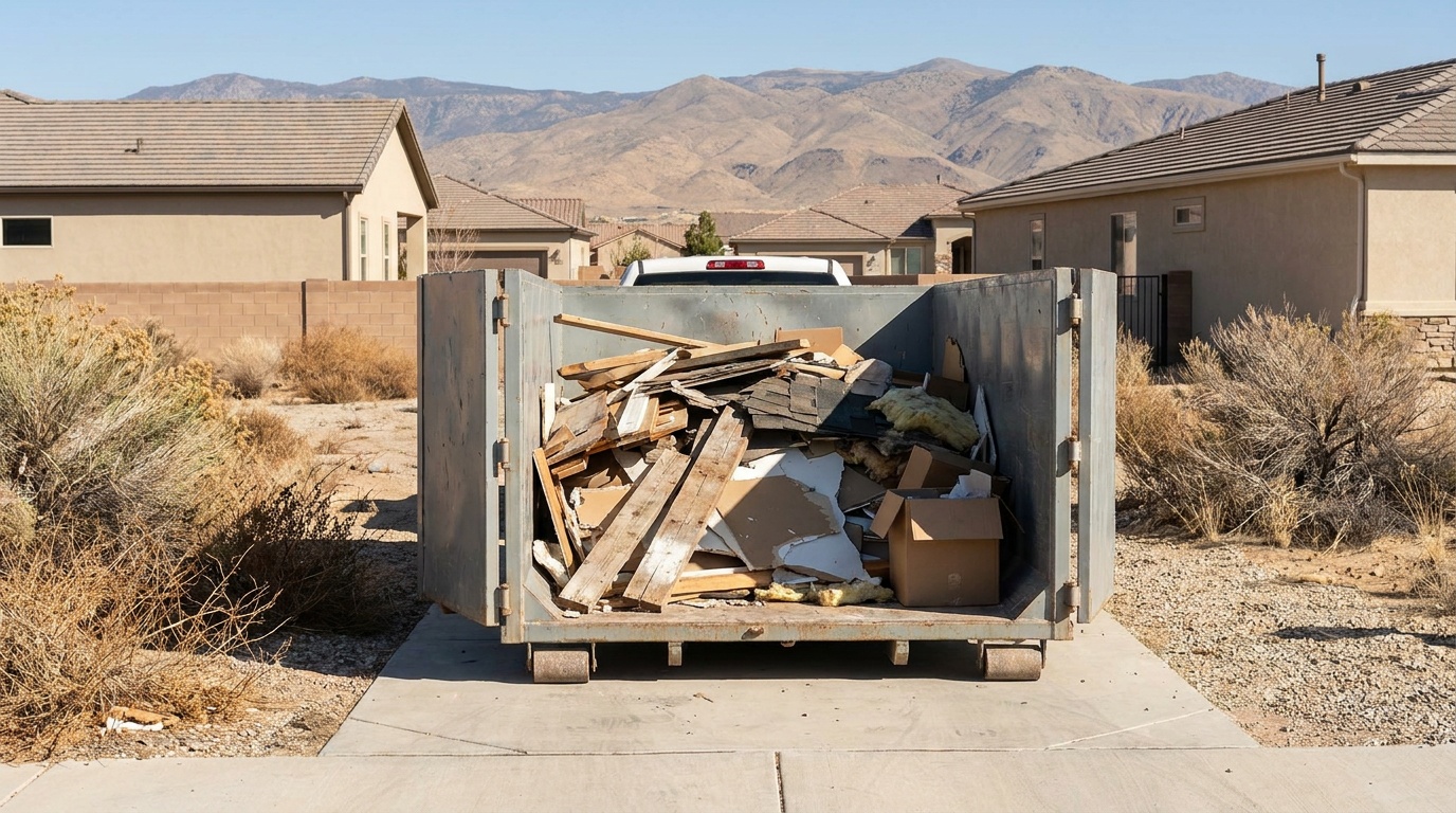 Loaded 20 yard dumpster in San Ramon
